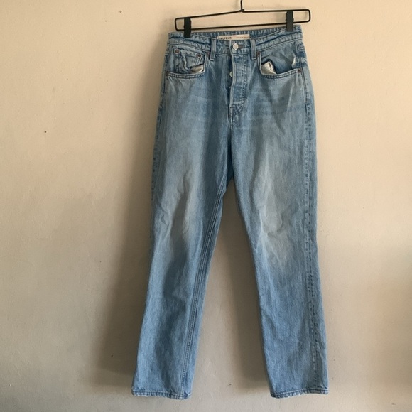 GRLFRND Karolina High Rise Straight Crop in Phoenix Size 26 - Picture 2 of 9